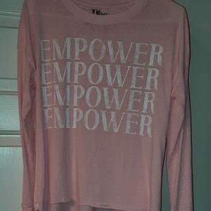 Pink cotton casual top